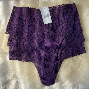 Hanky Panky Retro Lace Thong - 3 Pack